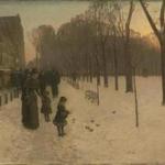 Childe Hassam?s ?At Dusk (Boston Common at Twilight).?