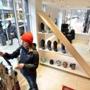 Maretta Silverman of Boston looks through the racks in the recently opened Burton pop up retail shop on Newbury Street as a trial by the snowboard retailer. Pop ups are one a bright spot in an otherwise bleak retail climate in Boston. Josh Reynolds for The Boston Globe (Business, woolhouse) 