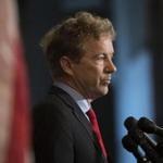 FILE ? Sen. Rand Paul (R-Ky.) speaks during a news conference in Washington, Oct. 12, 2017. The violent altercation last week that left Paul nursing bruised lungs and broken ribs began with ?a very regrettable dispute? between neighbors over a ?trivial? matter, a lawyer for the man accused of assaulting the senator said on Nov. 6. (Tom Brenner/The New York Times)