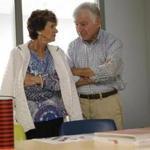 Former Massachusetts Governor Michael Dukakis and his wife, Kitty, in September 2017.