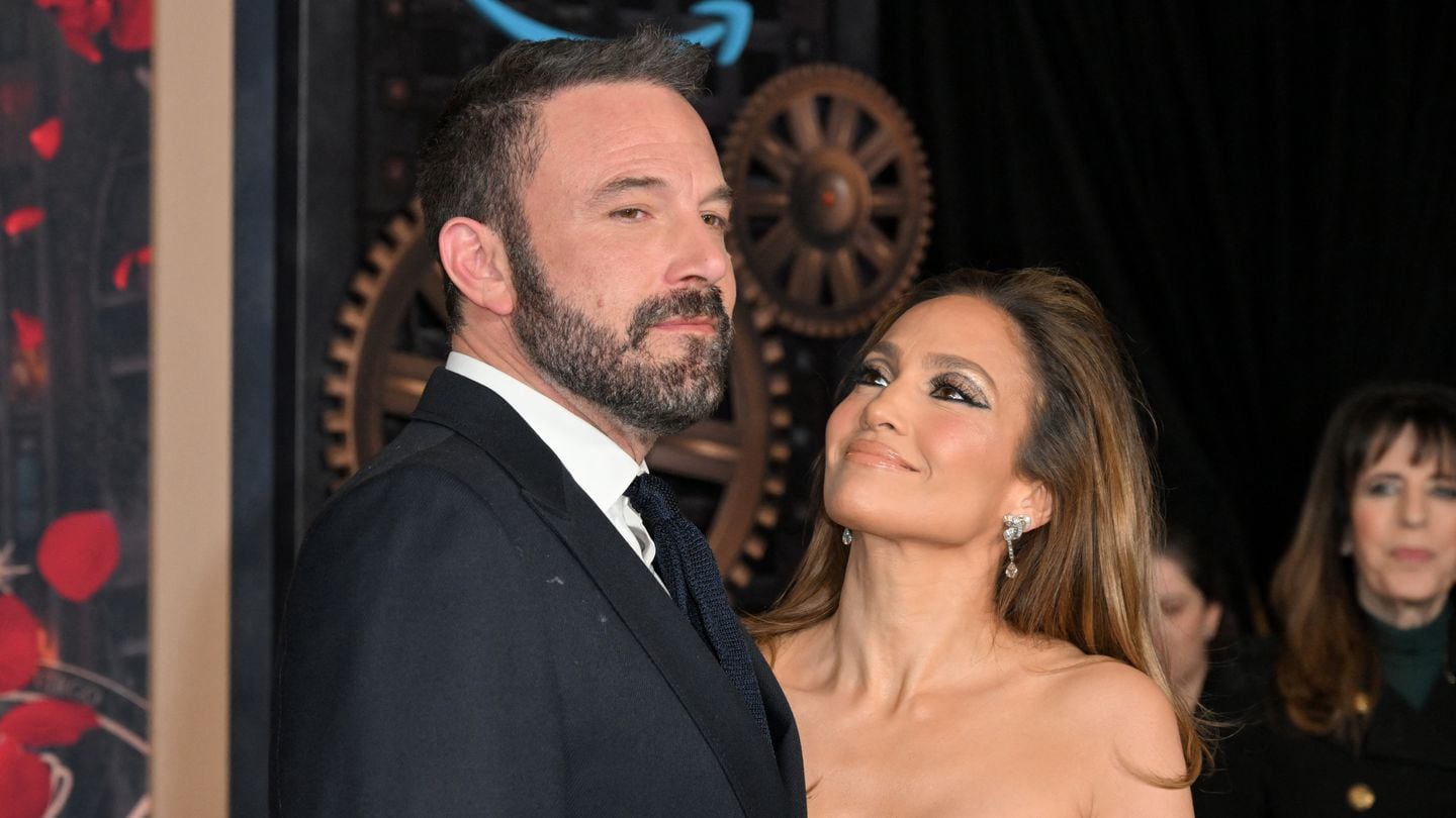 Ben Affleck and Jennifer Lopez attended Amazon's "This is Me... Now: A Love Story" premiere at the Dolby theatre in Hollywood, Calif., Feb. 13.