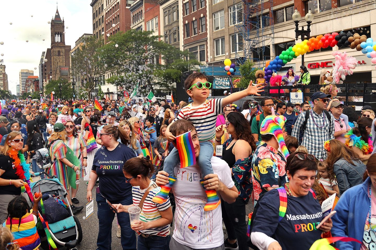 Thousands took part in the 2023 Pride parade which started in Copley Square.