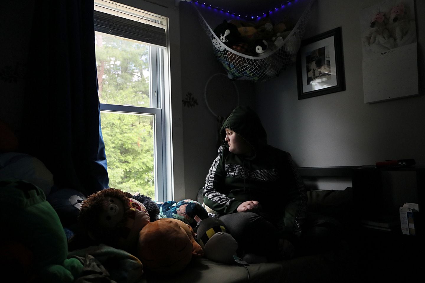 Eleven-year-old Hunter Scanlon has such severe anxiety, he hasn't been to school regularly since October.