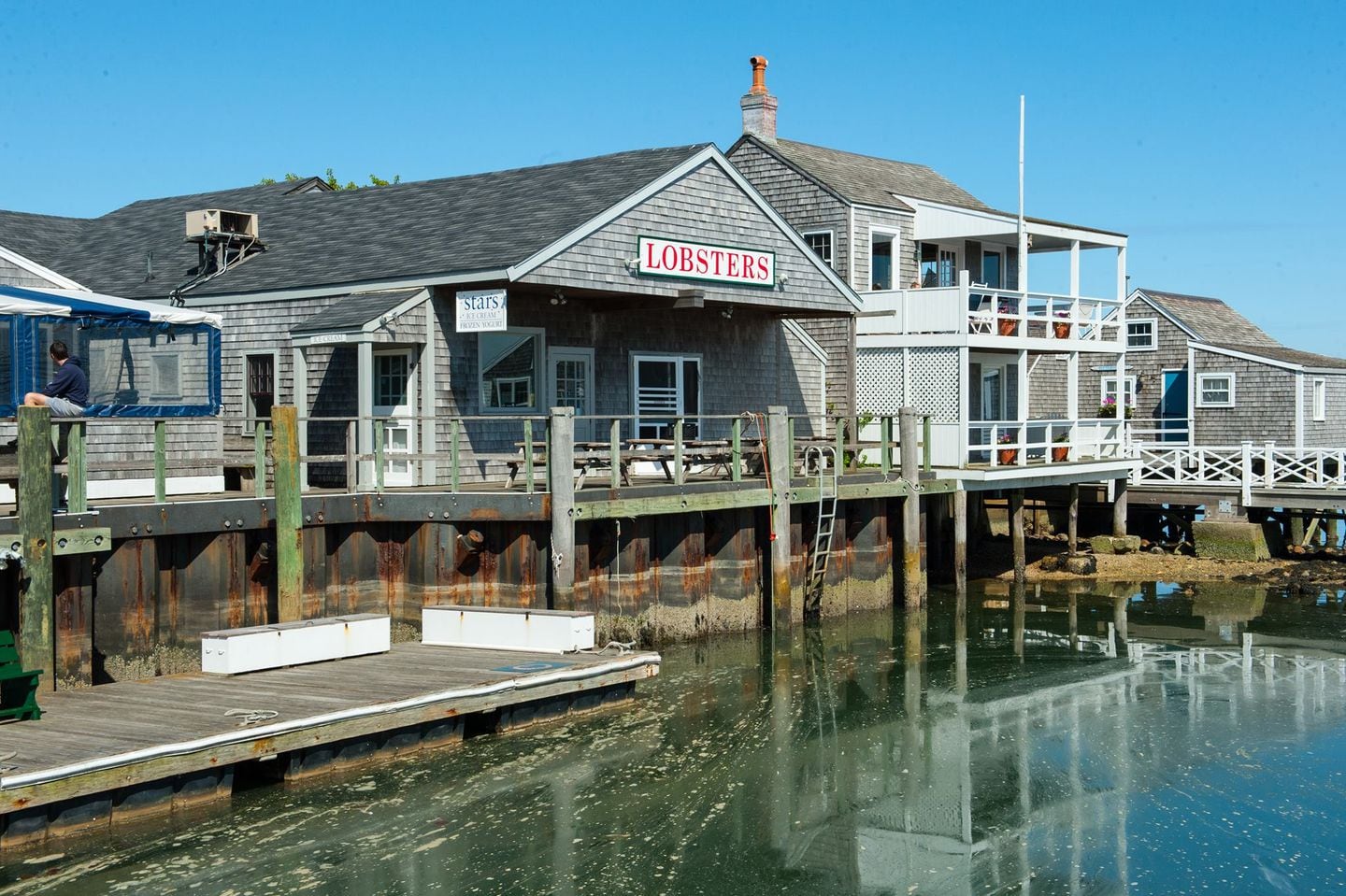 The old Straight Wharf Fish Store on Nantucket.