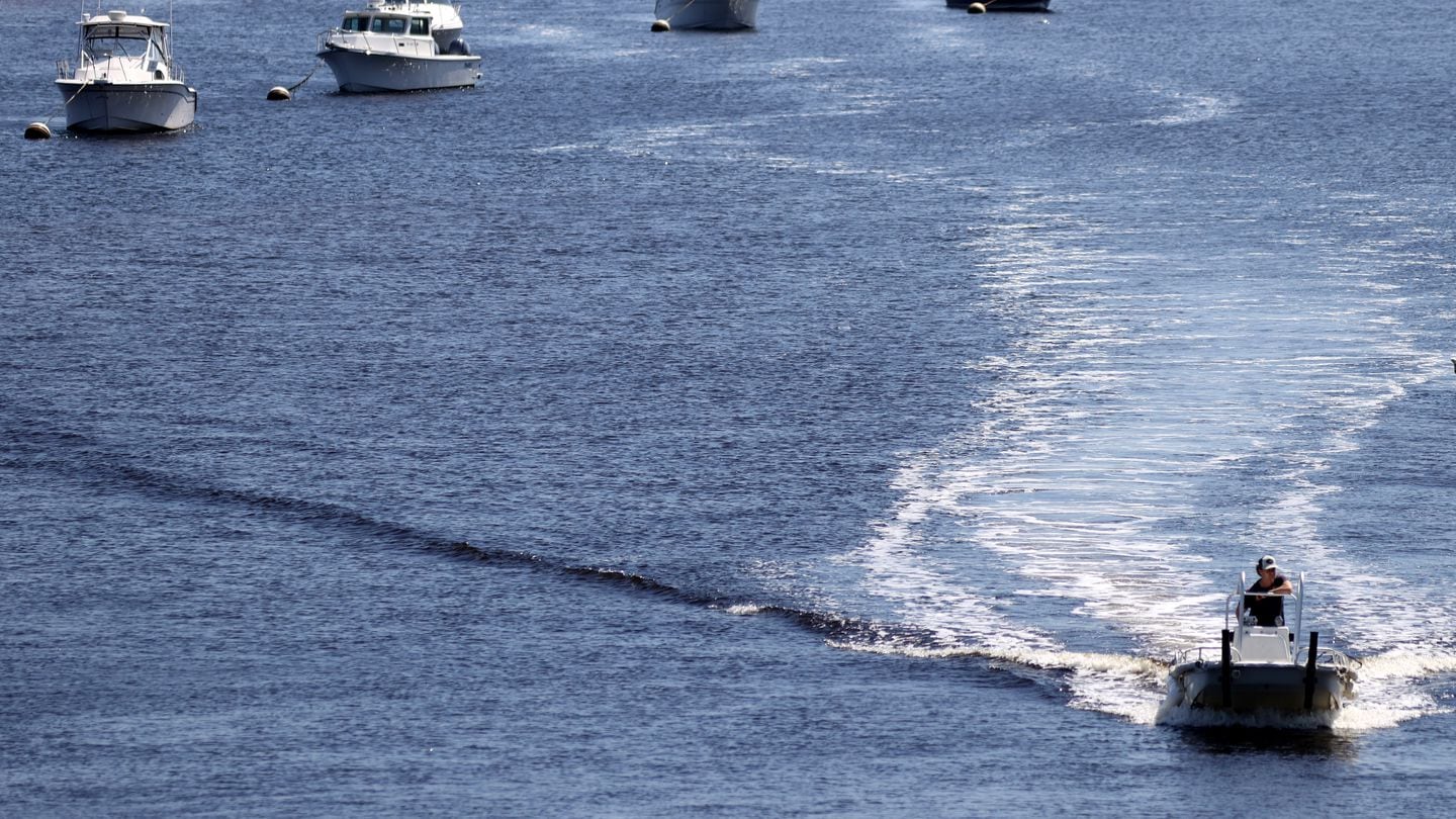 A summer's day on the North River in Scituate.