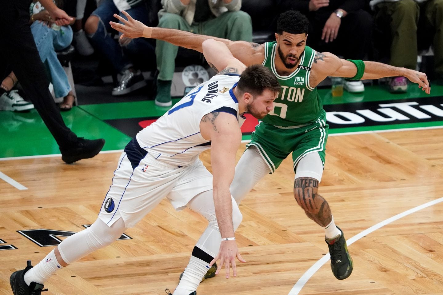 The Celtics basically dared Luka Doncic, along with Kyrie Irving, to beat them in isolation, and they couldn't.