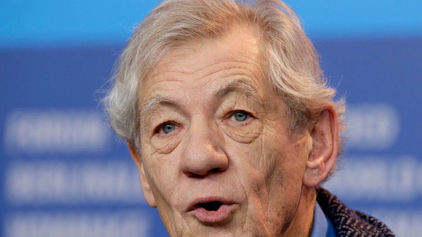 Actor Ian McKellen.