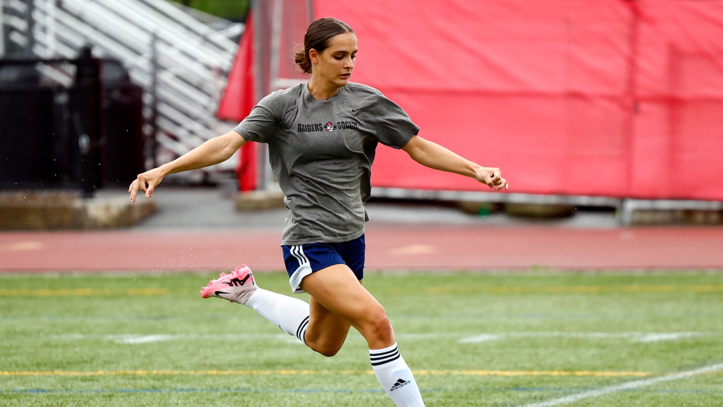 Wellesley captain Annie Comella netted both goals in a 2-1 Bay State Conference win over Milton.