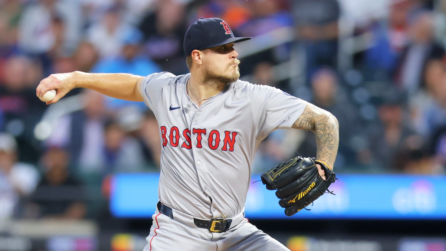 Starter Tanner Houck gave up a grand slam to Jesse Winker that put the Red Sox in a 4-0 hole after the first inning. He ended the night pitching five innings with seven strikeouts.