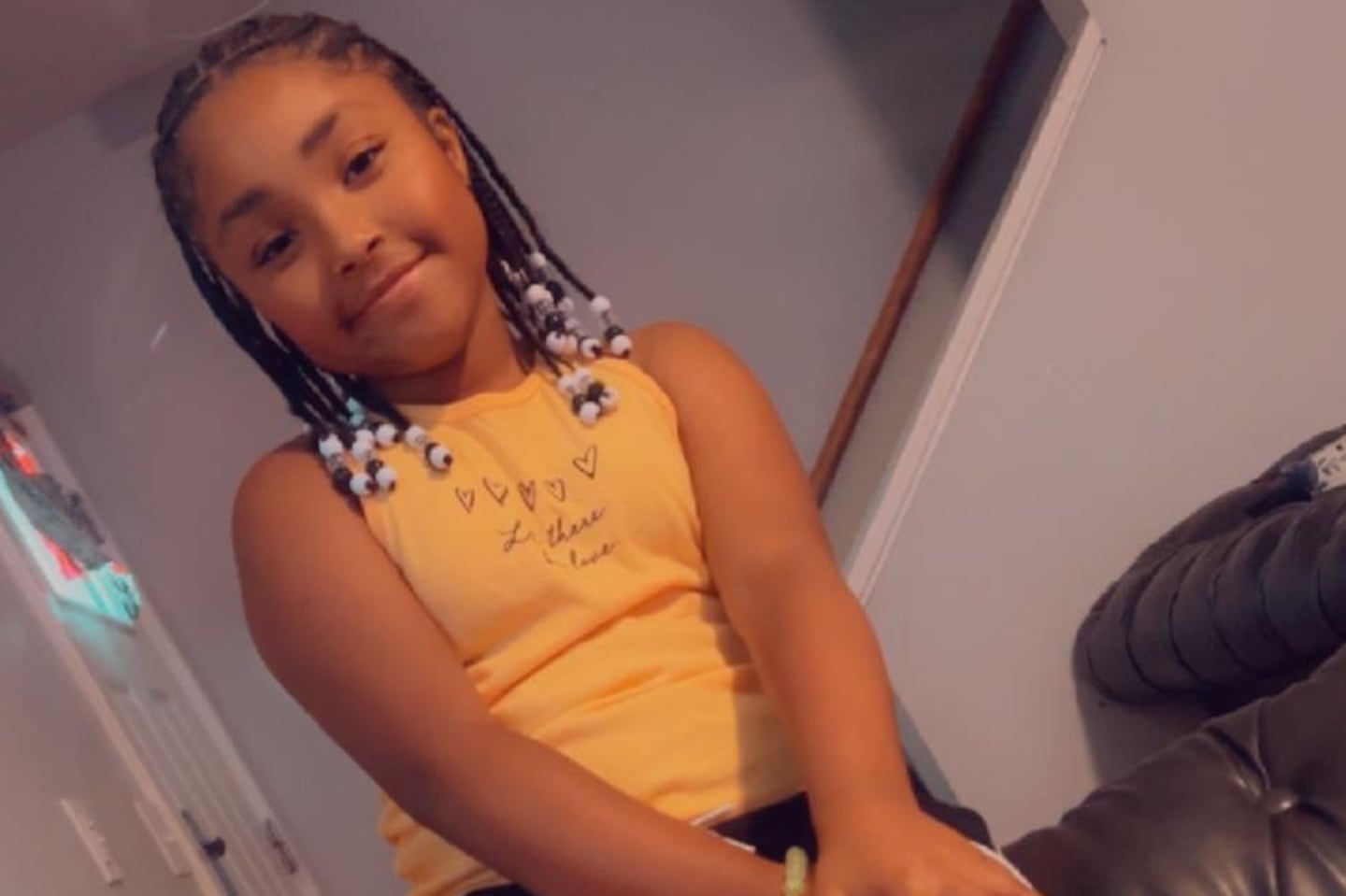 Ny’eil Pires, 7, was shot in Providence, R.I., on Aug. 29 as she sat in the back seat of her family's car and later died of her injuries.