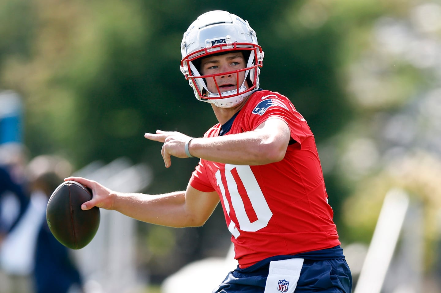 This season, first and foremost, is about the Patriots beginning the development of quarterback Drake Maye.