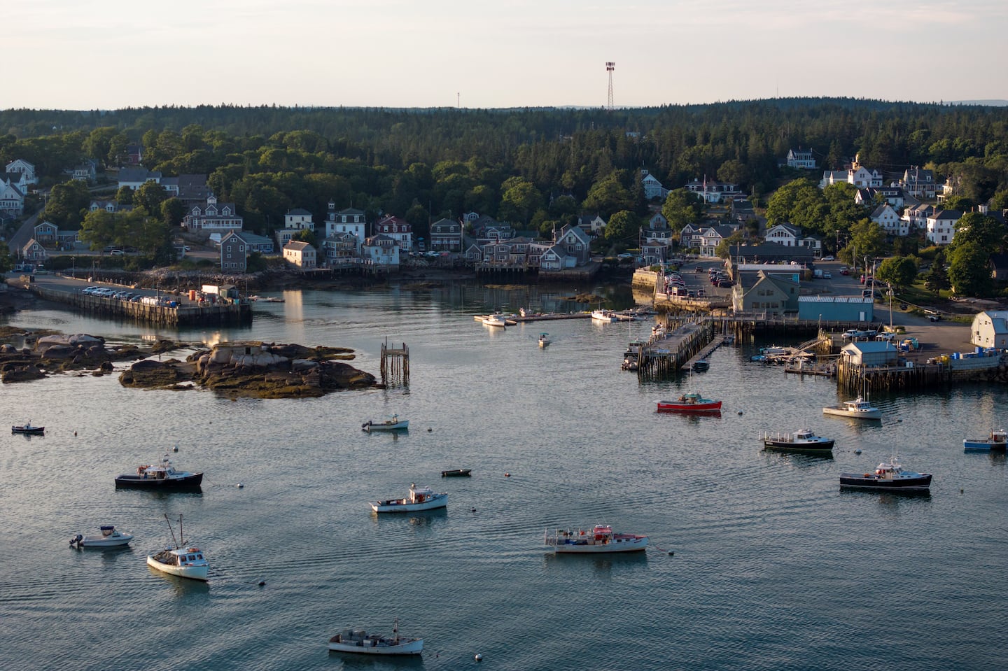 The harbor of Stonington, Maine, on Aug. 8.