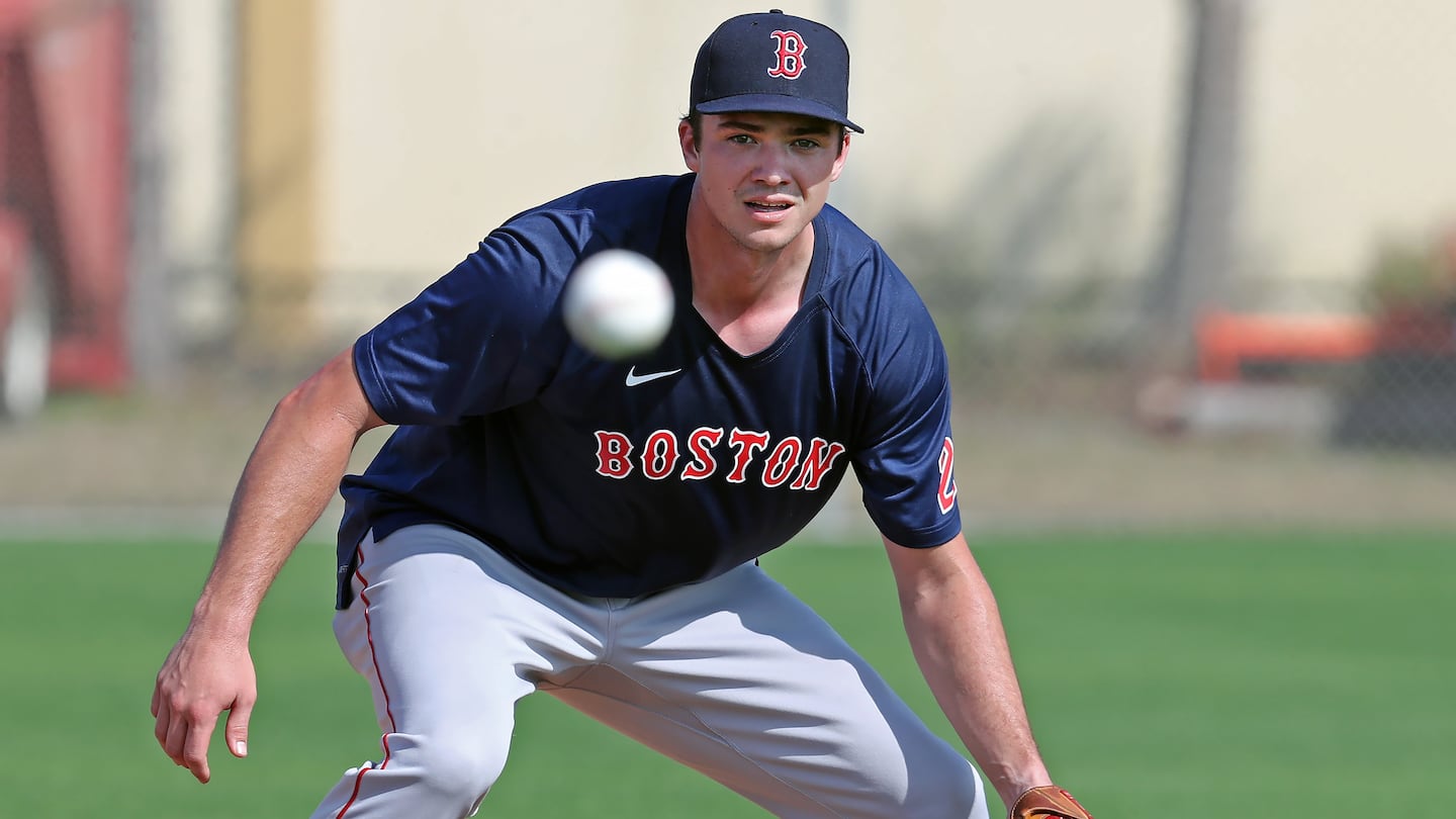 Bobby Dalbec (show in spring training in 2023) could be claimed off waivers or become a free agent if the Red Sox release him.