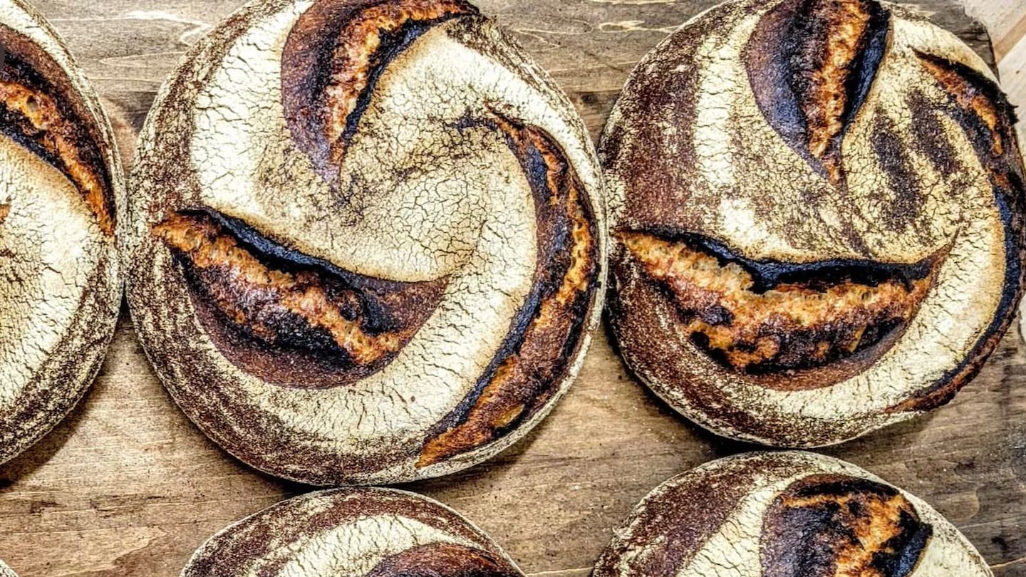 Bread from Backdoor Bread in Charlotte, Vt., which is owned by Jim Williams. Williams is the co-founder and former owner of Seven Stars Bakery, a popular coffee shop and cafe in Providence, R.I.