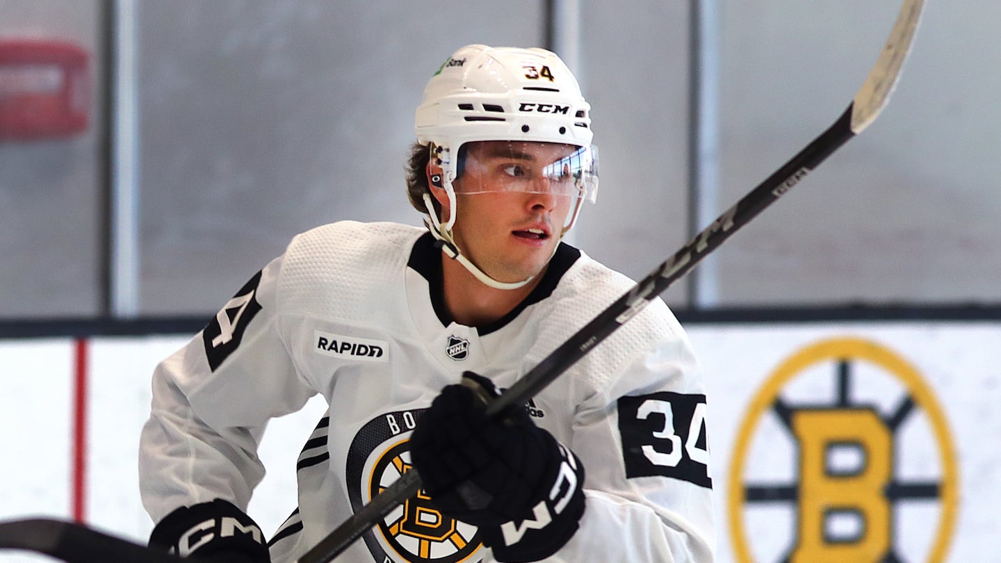 Big defenseman Frederic Brunet will be one of those players trying to make an impression at Bruins rookie camp starting Wednesday.