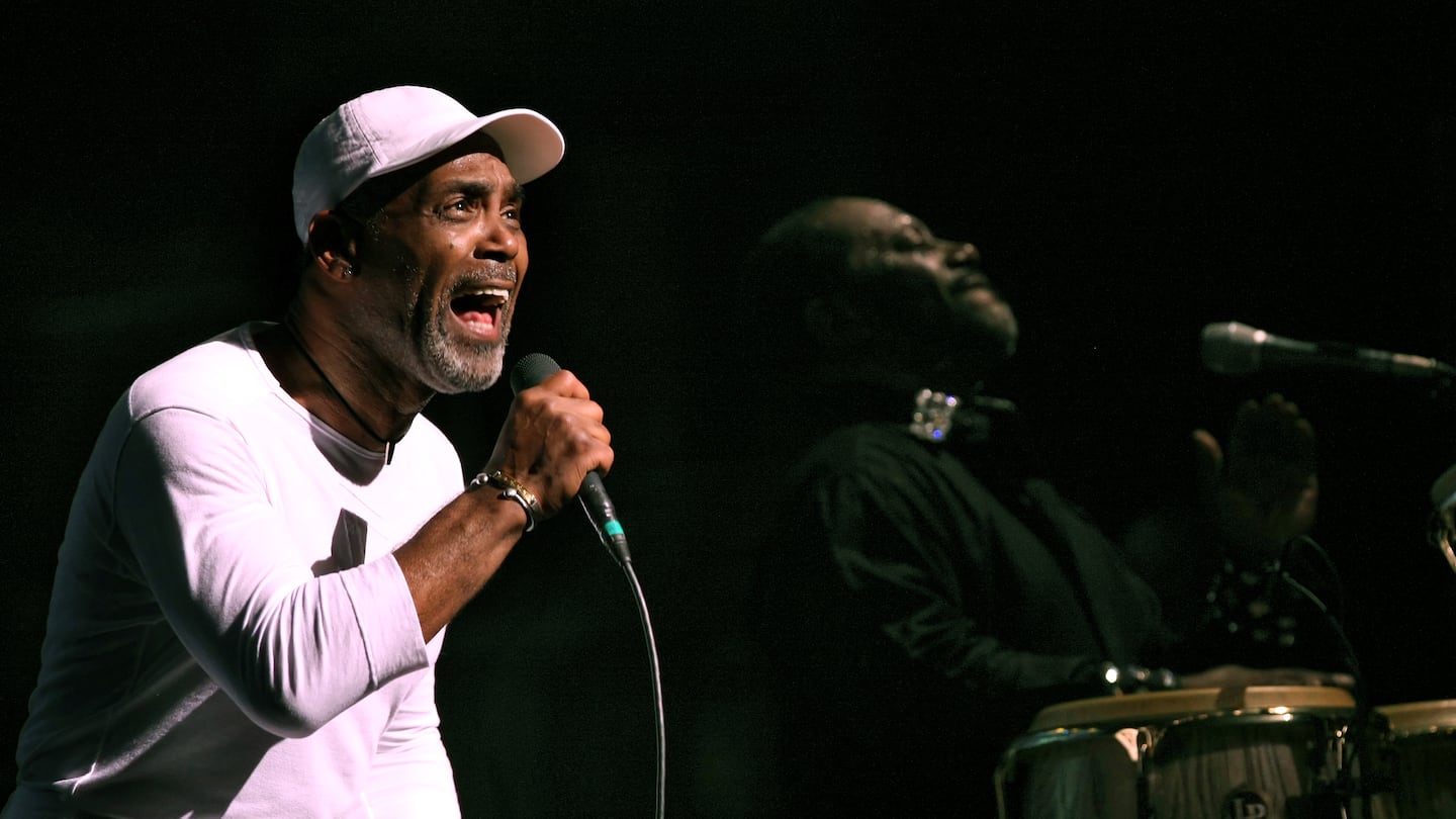 Mr. Beverly, with his band Maze at the Beacon Theatre in New York City in 2009.