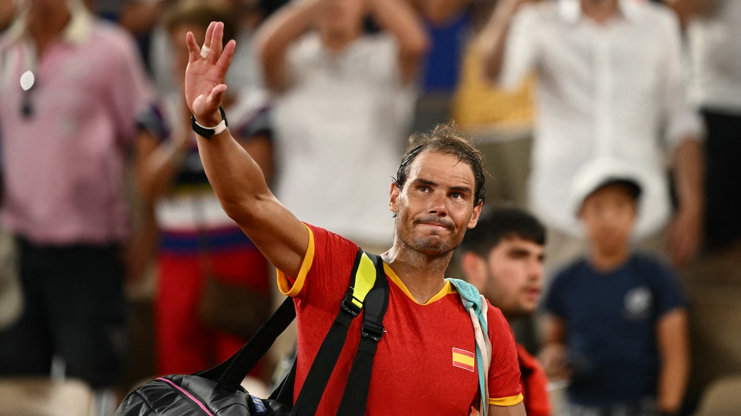 Rafael Nadal waived goodbye after bowing out in doubles play at the Olympics, and he hasn't played a competitive match since.