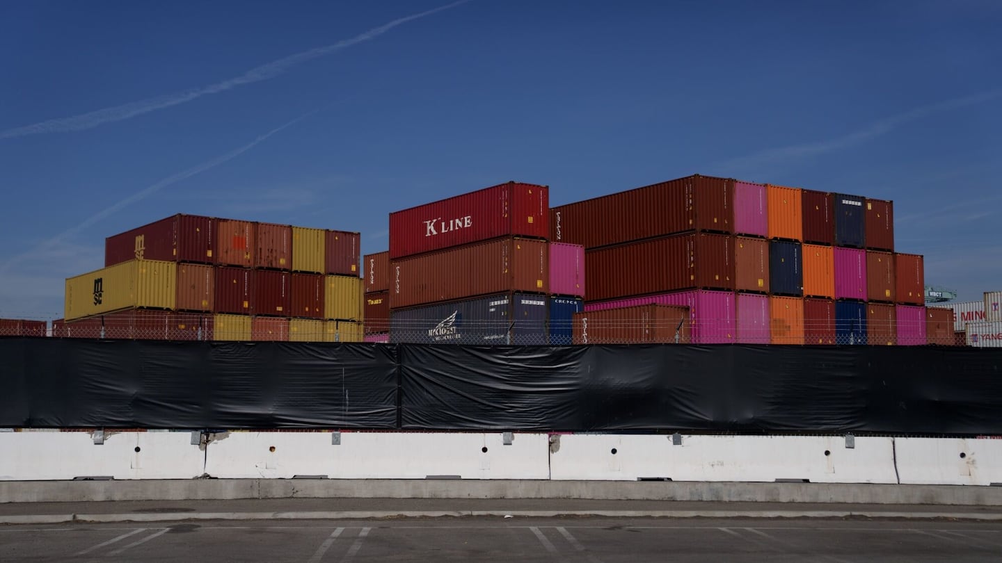 Shipping containers at the Port of Los Angeles. The Labor Department said Thursday that its producer price index — which tracks inflation before it reaches consumers — rose 0.2 percent from July to August.