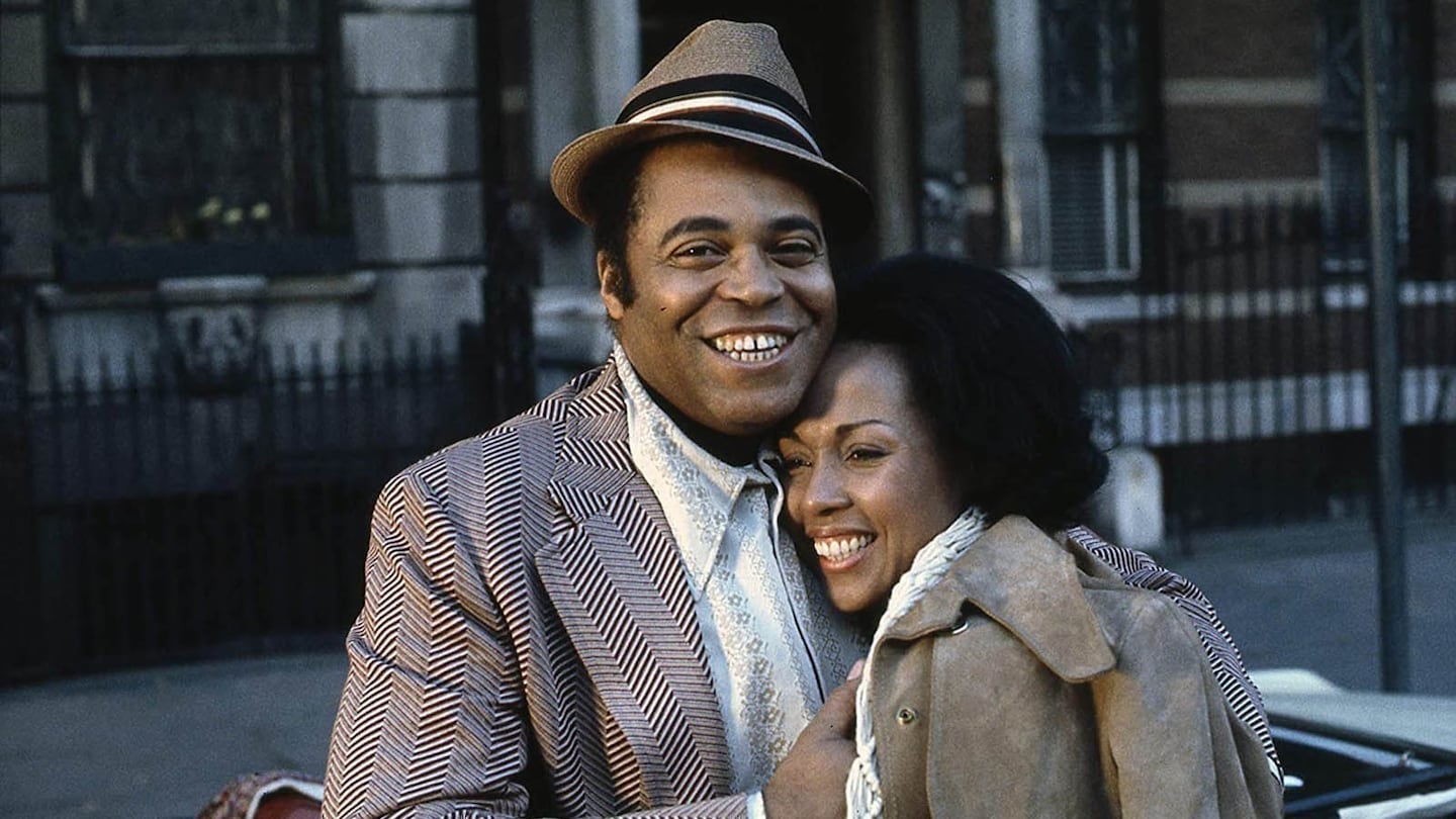 James Earl Jones and Diahann Carroll in a publicity shot from the 1974 film, “Claudine.”