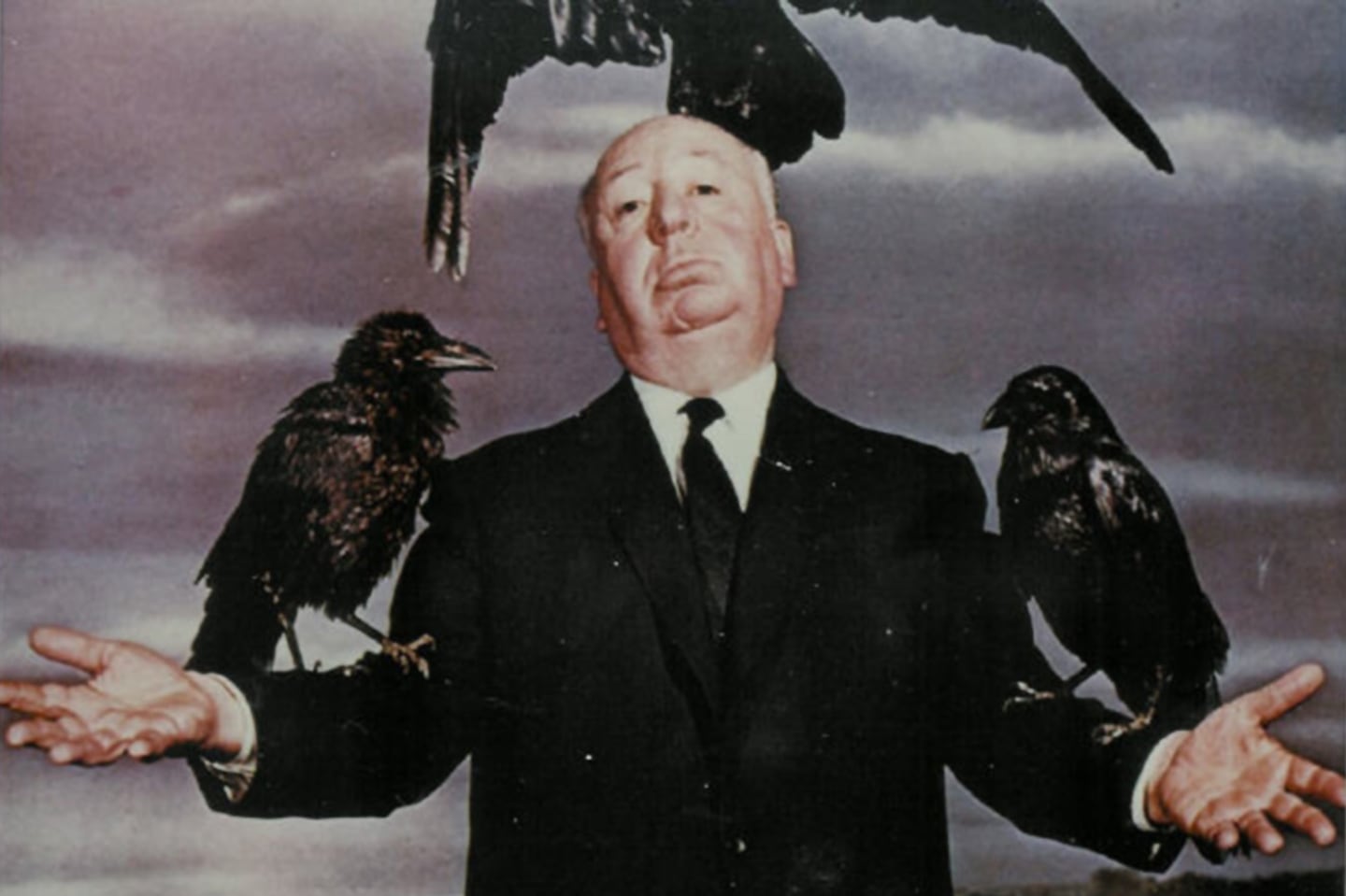 Alfred Hitchcock in a trailer for "The Birds."