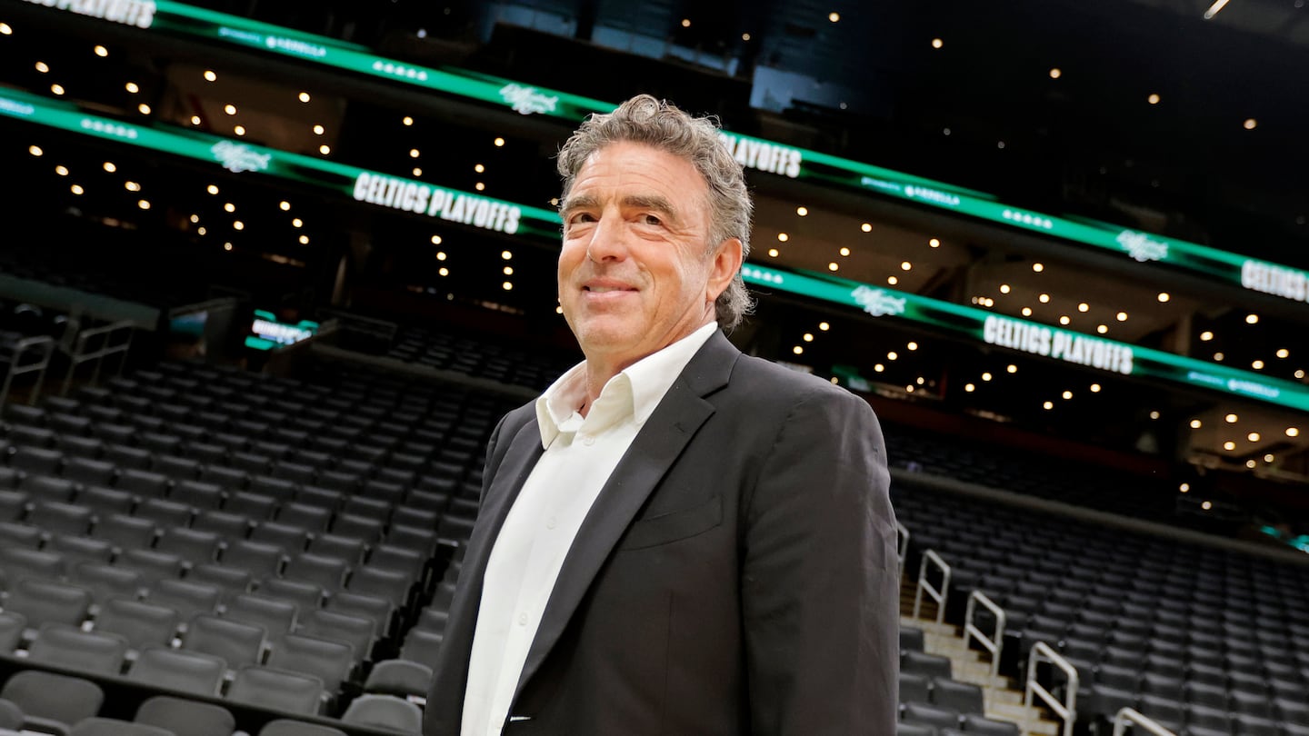 Celtics majority owner Wyc Grousbeck announced in July that a stake in the team was going up for sale.