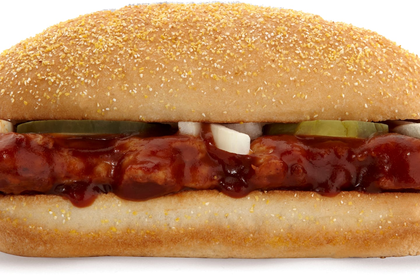 The McRib sandwich.