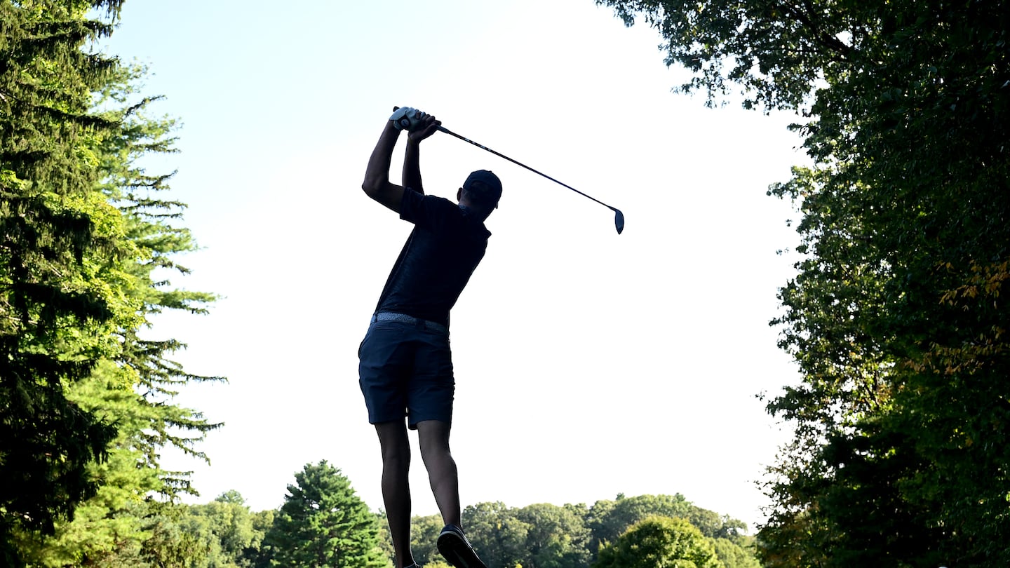 Making a healthy return to Wellesley High for his senior year, John Battaglino is thankful to be back out on the course, and launching drives at Nehoiden Golf Club for the unbeaten Raiders.