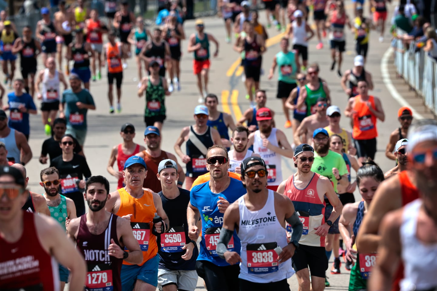 Record registration for the Boston Marathon to tighten its qualifying standards for 2026.