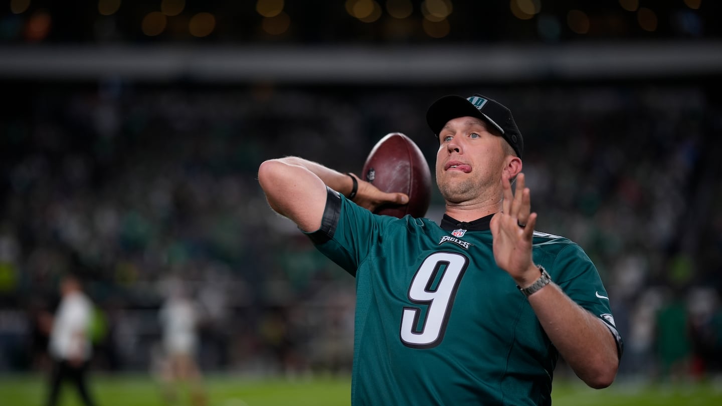 Nick Foles announced his retirement last month. He played for five other teams after the Eagles, with his last appearance Jan. 1, 2023, for Indianapolis.