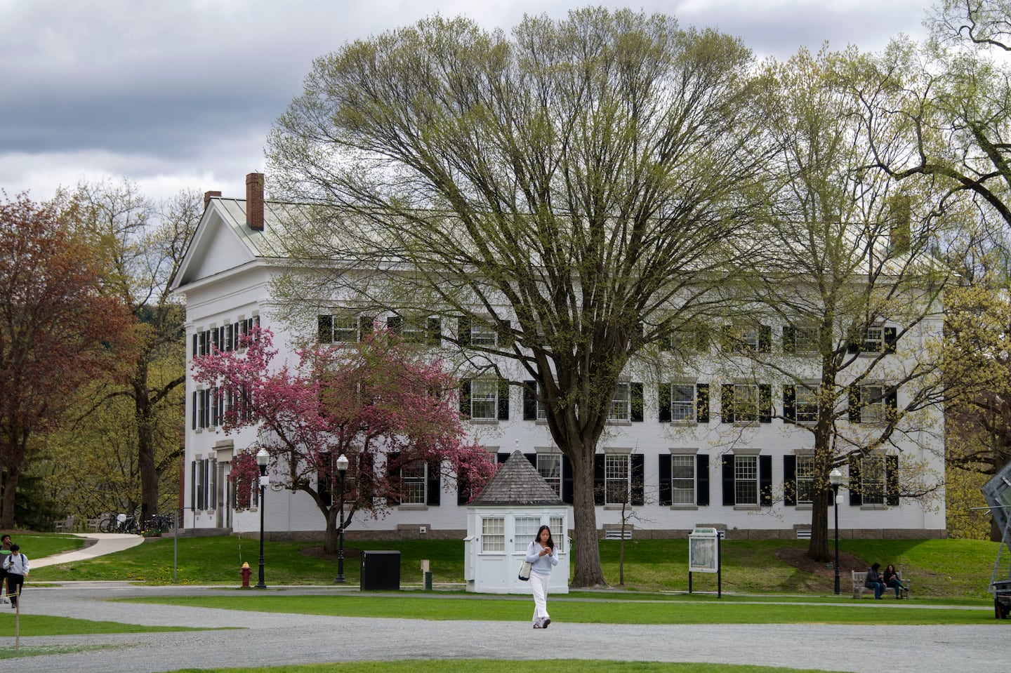 A building on the campus of Dartmouth College in Hanover, N.H.