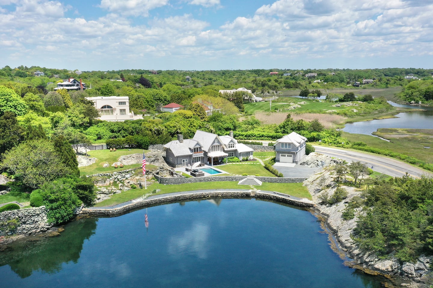 The turn of the century Newport, R.I., home known as “The Playhouse” sold Monday for $9,935,000, according to Gustave White Sotheby’s International Realty.