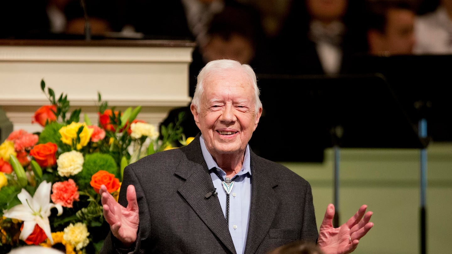 Former president Jimmy Carter.