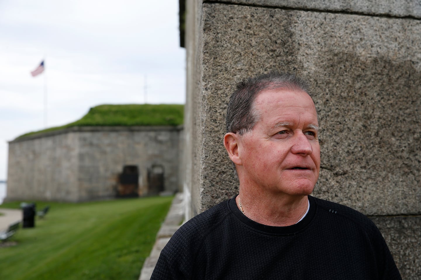 Frederick Weichel poses for a portrait on Castle Island. In 2017, he was freed after 37 years in prison when his murder conviction was overturned.