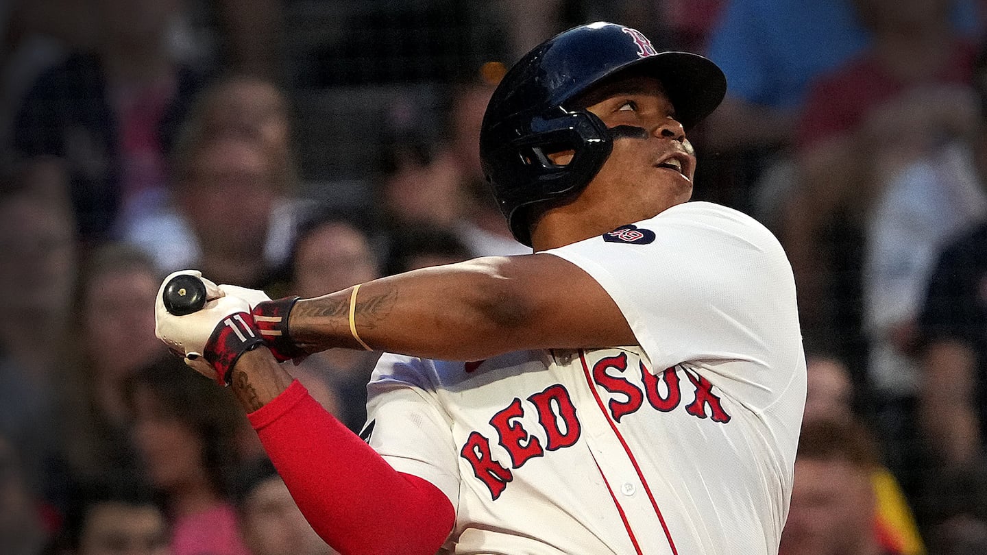 Red Sox third baseman Rafael Devers has dealt with injuries to both shoulders this season.