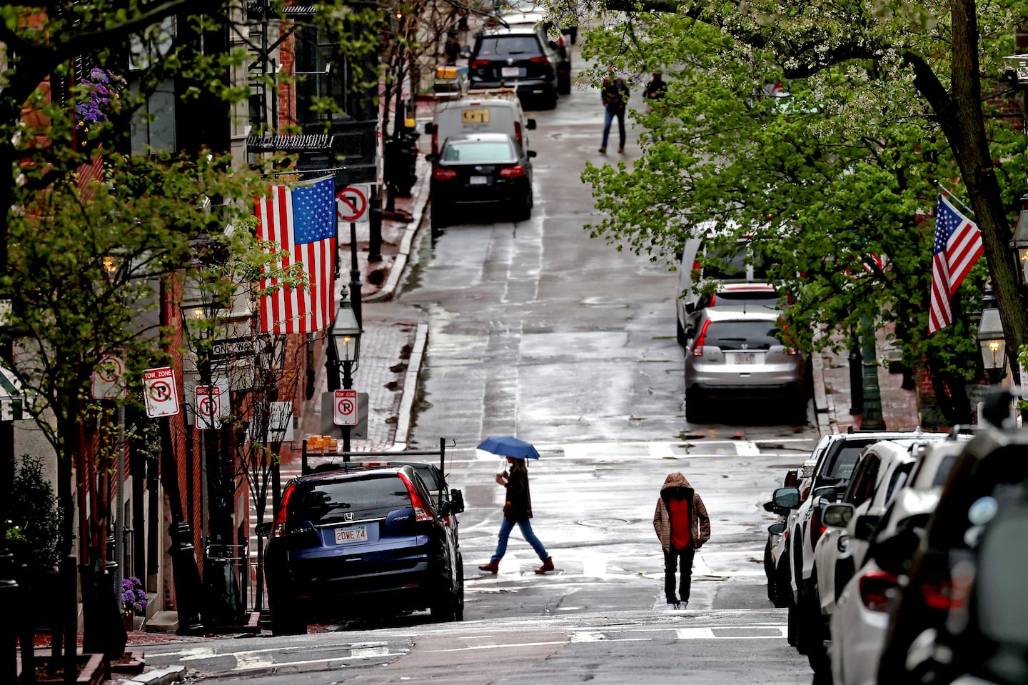 Beacon Hill by Pinckney Street.