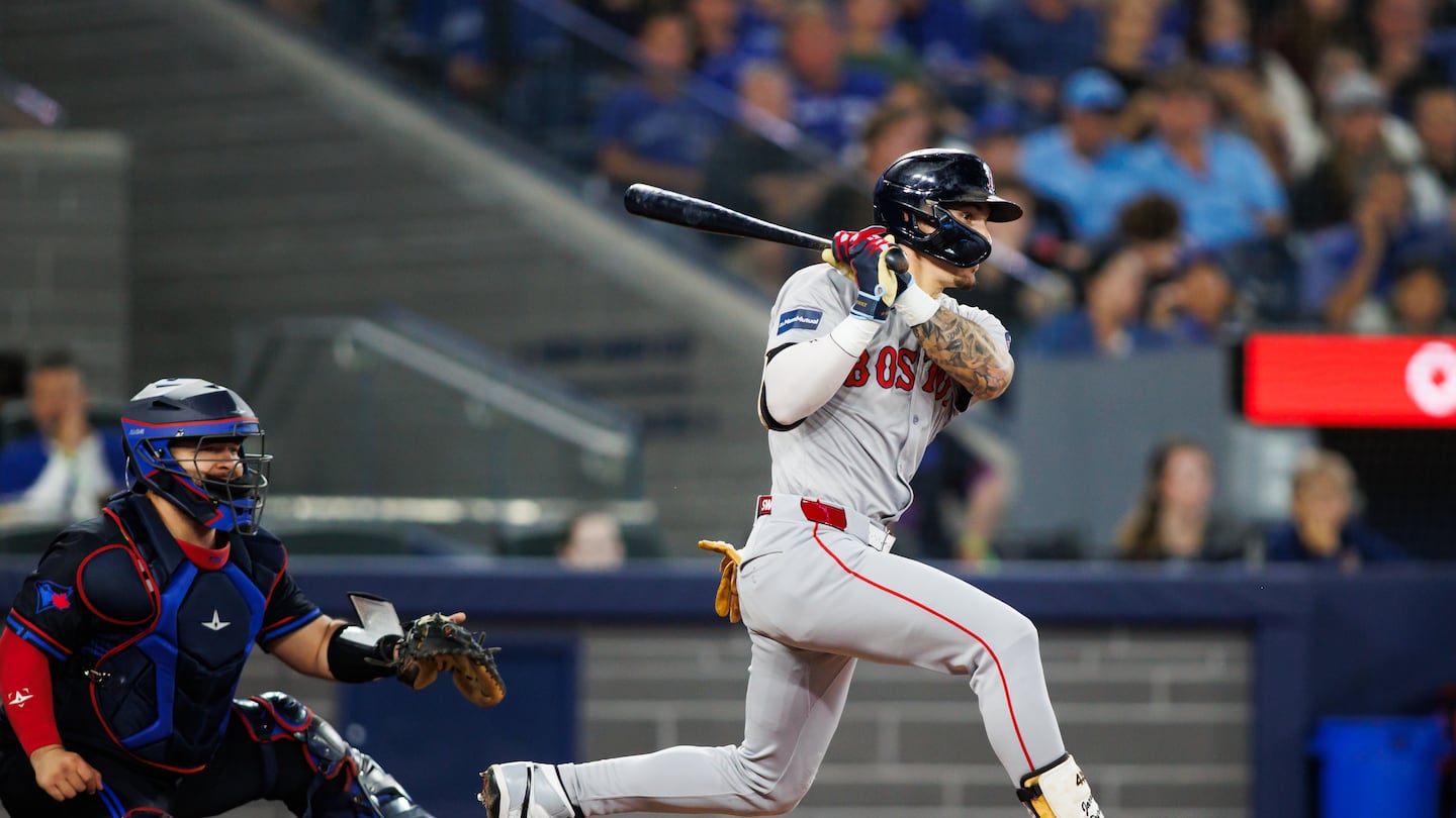 Jarren Duran’s average bat speed in September has been 75.0 miles per hour on competitive swings – the fastest he’s swung all year.