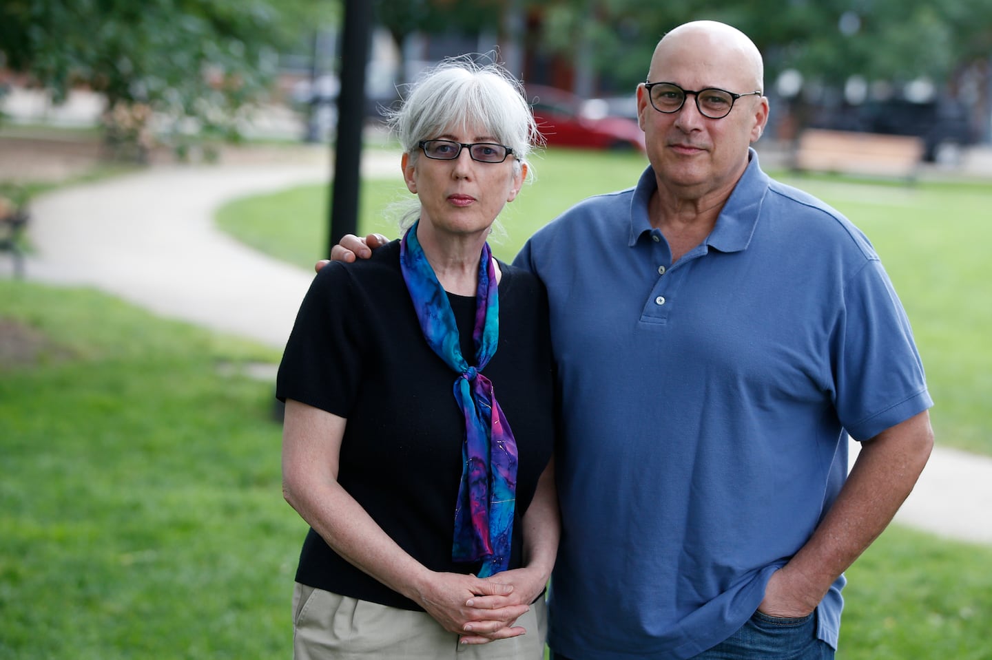 Ina and David Steiner, a Natick couple that are suing eBay after company employees harassed and stalked them.