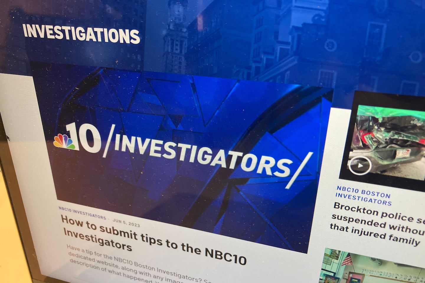 Five members of NBC10 Boston's “special projects” team were laid off Wednesday.