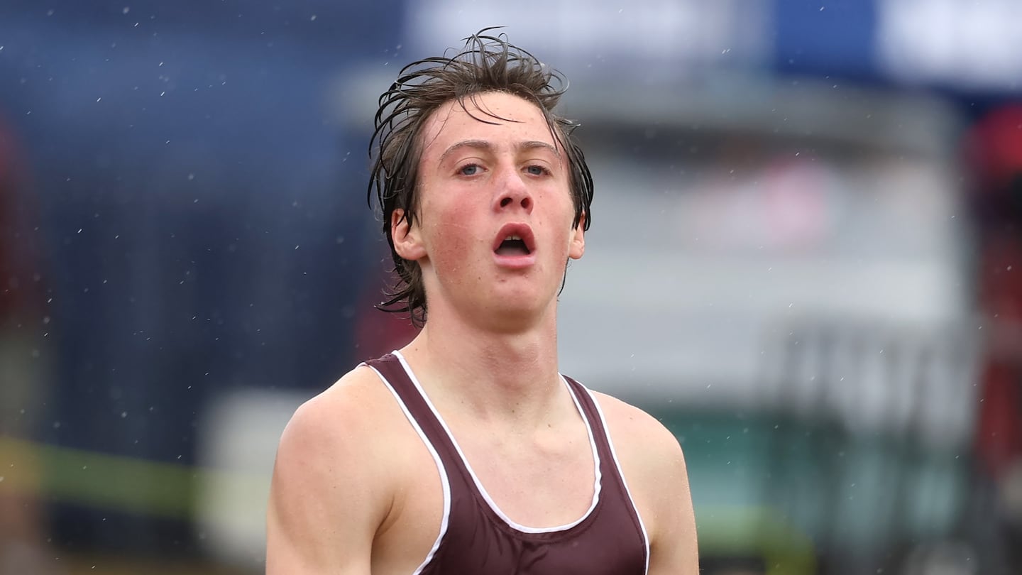 Falmouth senior Silas Gartner won the boys' 5K championship by 12 seconds at the MSTCA Frank Kelley Invitational in Wrentham.