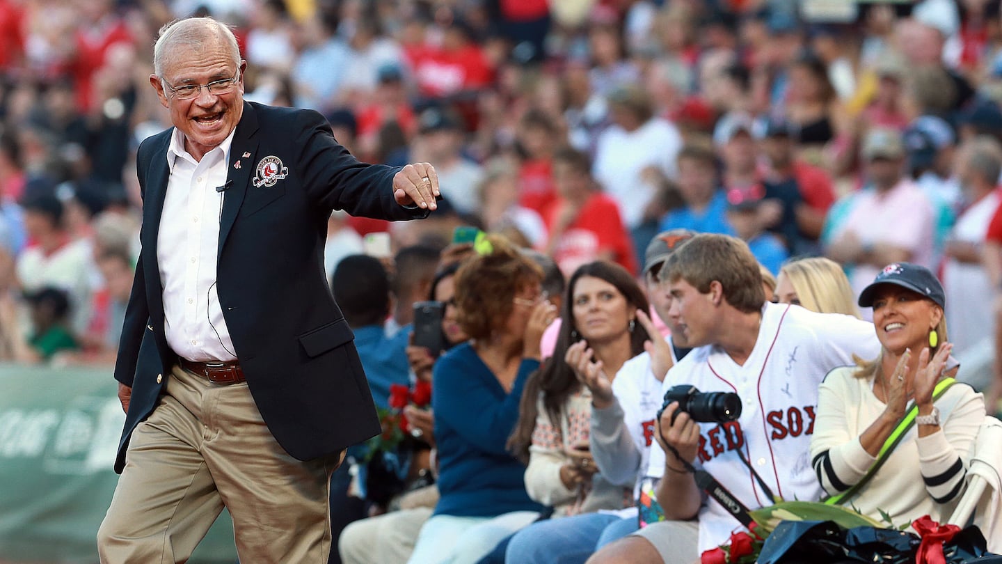 Joe Castiglione was inducted into the Red Sox Hall of Fame in 2014.