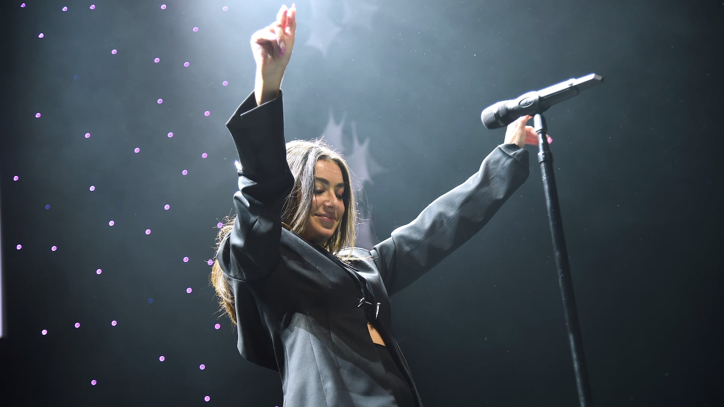 Charli XCX, shown in a New York City performance in 2021, took over TD Garden Saturday night with co-headliner Troye Sivan.