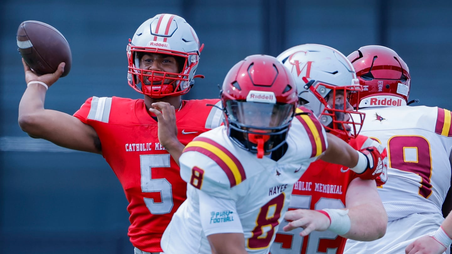 Catholic Memorial junior Kise Flannery had four touchdown passes and two rushing scores in a 56-28 win at Leominster Friday night.