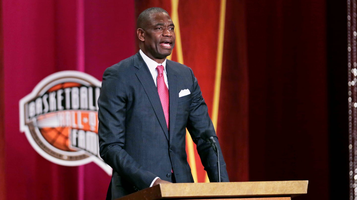 Dikembe Mutombo was inducted into the Basketball Hall of Fame in 2015.