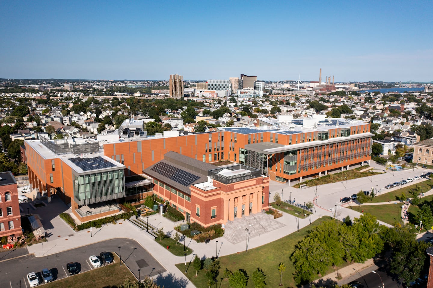 The new Somerville High School opened to students in 2021. Its science classrooms have not, parents recently learned, had working Bunsen burners.