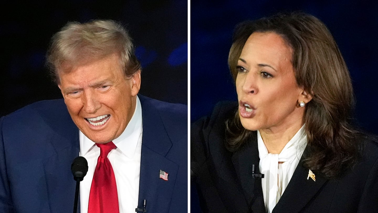 Vice President Kamala Harris and former President Donald Trump.