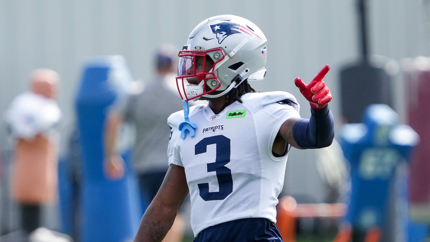 Wide receiver DeMario Douglas is second on the Patriots with 12 receptions for 94 yards.