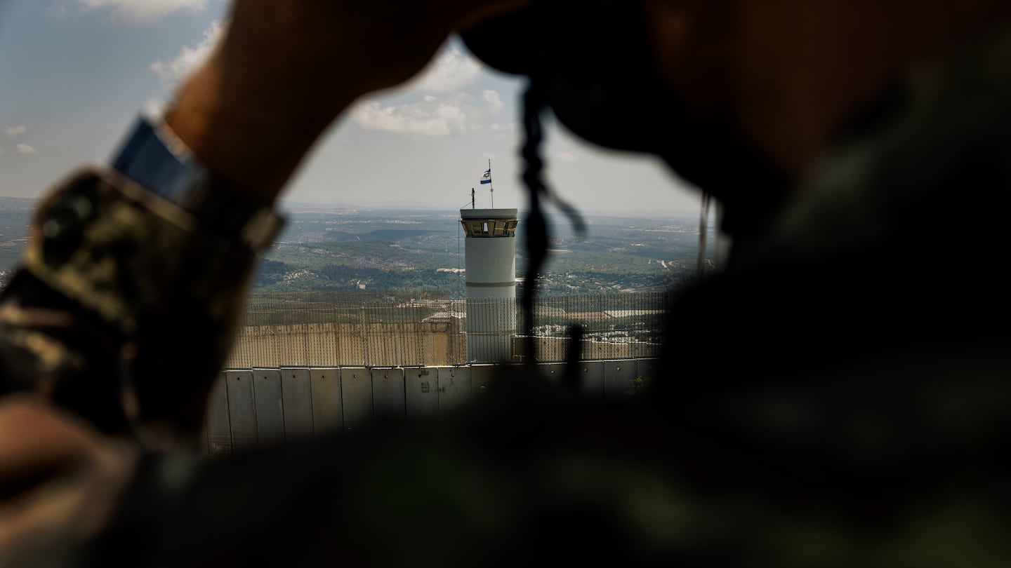 A United Nations peacekeeper in the south Lebanon village of Yarine, on July 13, 2024. A year after perhaps the worst military and intelligence debacle in the country's history, its armed forces have regained the momentum.