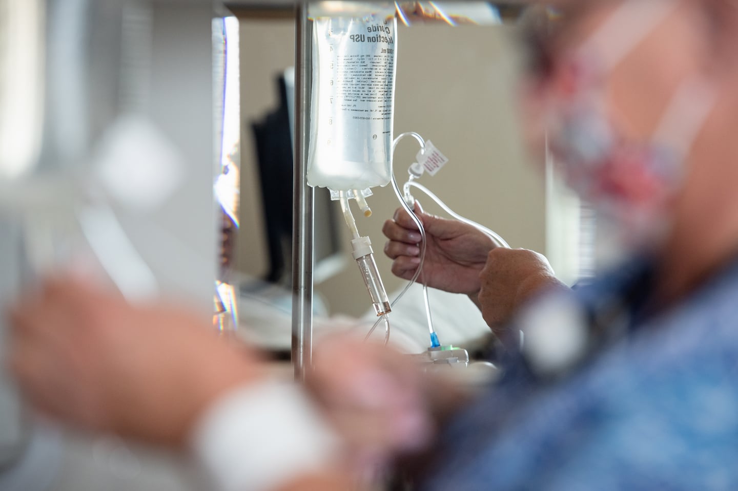 IV bags contain salt water or medicines to treat infections, kidney failure, and a host of other conditions.