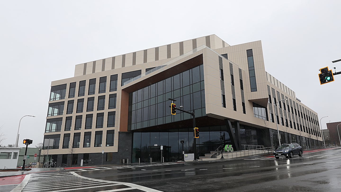 66 Galen Street in Watertown finished construction earlier this year and signed its first two tenants on Thursday.