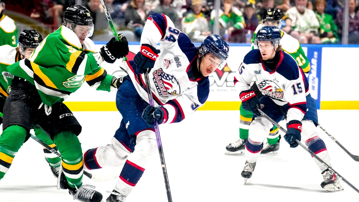 The Ontario Hockey League's London Knights and Saginaw Spirit battled for the Memorial Cup in June, the CHL's top team honor.